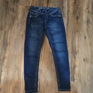 Wallflower Dark Blue Skinny Jeans